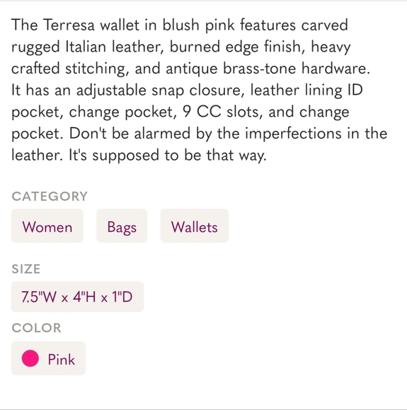 Patricia Nash Terresa Trifold Leather Studded Wallet EUC - Picture 6 of 8